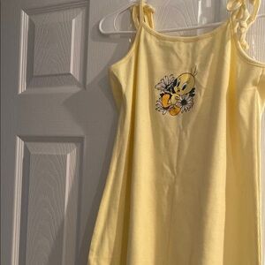 Yellow Tweety Mini Dress